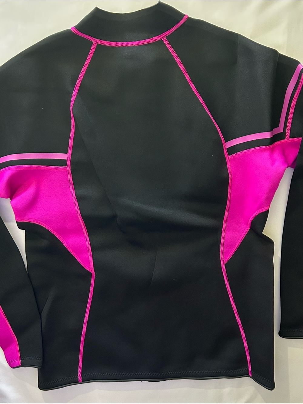 GOLDFIN Women’s Black & Hot Pink Neoprene Wetsuit Jacket - Picture 3 of 3